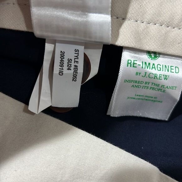 J. Crew 9" stretch chino short in Navy Blue size 36 NWT - Picture 11 of 12